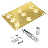 Lovoski ミツビシ ランサー用　バンパー　牽引フック　ナンバープレート　ベース　ブラケット　全2色 - ゴールド
