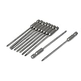 uxcell　S2クロスヘッドプラスドライバービット　PH1磁気　3mm　100mmx6.3mm　10個入り