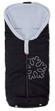 ByBoom? Softshell Footmuff Thermal Active for prams and buggies, Color:Black/Gray by ByBoom