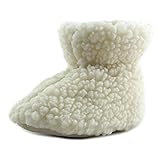 Acorn Tex Easy Boo ベビー 米国 12-18 Months ホワイト スリッパ [並行輸入品]
