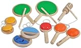 Plantoys PlanEducation Wood Percussion Set - 10 ピース おもちゃ (並行輸入)