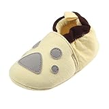 Tovadoo ベビーシューズ　スリッポン　ワンちゃんの足跡　綿製 履き心地良い つま先保護　歩行練習用　可愛い カジュアル　旅行　リゾート