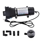 KESOTO 110Vダイヤフラムポンプ　セルフプライミング　汎用　コンパクト　ボート/マリン用