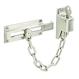 Prime-Line Products U 11093 Keyed Diecast Chain Door Guard, 3-1/4", Satin Nickel Finish [並行輸入品]