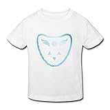 星 ２～６歳子供 男女兼用 半袖 ティー Tシャツ RPG Game ゲーム モンスター White 5-6 Toddler
