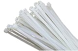 器具表示のセット2個3 " 100pkホワイトネットワークケーブルコードワイヤタイストラップZip Tie nylon101720 101720ホワイト