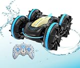 OBEST ラジコンカー 水陸両用 2.4Ghzラジコン RCカー 防水 リモコンカー 360度回転 両面走行特技 車 おもちゃ 子供向け 贈り物 6才以上 (LED最新)