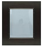Decorated Art Wall Hangingアンティーク調木製滑らかな仕上げ写真フォトフレーム 24 x 24 Inches FRAME114-Dark Brown-26