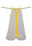 Little fishkopp Organic Cotton Baby Sleepバッグ、Goodnight、2.5 Tog Medium (6-18 months) グレー 4327875631