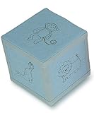 Tree By Kerri Lee Embroidered Felt Music Box Block, Turquoise by Tree by Kerri Lee