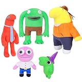 Mukorolee Smiling Friend ぬいぐるみ ソフトぬいぐるみ モンスターフィギュア人形 コットンぬいぐるみ 枕 映画ファン 子供/幼児/誕生日パーティーへの好ましいギフト (5個セット)