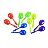 Generic Flash Maracas, Orange/Green/Blue/Yellow/Purple, 12 Count [並行輸入品]