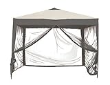 Bliss Hammock CA-902-CG Stow-ez Pop-up Canopy with Mesquito Net and Carry Bag in Charcoal Gray