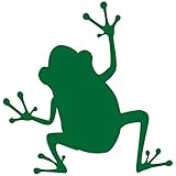 Sticker Shop Haru シルエット かえる ステッカー 緑
