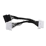 Fenteer 1オス2メス　obd2延長ケーブルスプリッター　16ピンソケット　車用