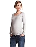 Seraphine セラフィン マタニティトップ Juliana ボートネックマタニティトップ ロングスリーブ イギリスサイズ14 グレー