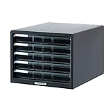 ナカバヤシ アバンテV2 レターケース B4 浅5段 BL-55 クロ