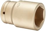 Ampco Safety Tools DWI-3/4D1-11/16 Socket, Deep Well Impact, Non-Sparking, Non-Magnetic, Corrosion R