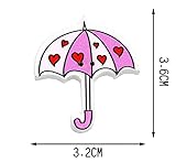 40個の赤ちゃんセーターのボタンの漫画装飾的なボタン傘（ランダムカラー）のセット