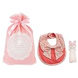 Love&Peace&Money リボンスタイ うさぎラトル オリジナル ベビーギフト