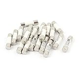 uxcell 20個 RO15 RT18 RT14 セラミック円筒管ヒューズ0.5A 380V 10x38mm