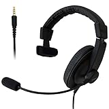 SOUNDWARRIOR 軽量 有線 ヘッドセット SW-TR1 片耳オーバーイヤー 日本製 アクセサリー付