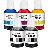 【Inkshop】キャノン用 GI-36 GI-36BK GI-36C GI-36M GI-36Y 5パック 顔料 互換インクボトル 対応機種 GX7030 GX6030 GX5030 GX4030 GX6530 GX5530 GX5130 GX7130