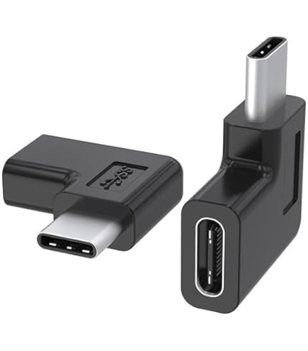 Amazon.co.jp: USB Type C L字 変換アダプタ 90度L字型 PD 100W
