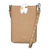 NATURAL design ストラップ付きスマホポーチ スマホショルダー 猫 Cocotte (ベージュ)