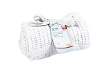 First Steps 100% Pure Soft Cotton Cellular Blanket 100x120cm [1x White] by First Steps