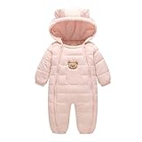 Zhuhaitf 子供服 Newborn Baby Infant Boy Girl Front Double Zipper Romper Hooded Jumpsuit Bodysuit Outfit