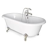 American Bath工場cc-dc-b-sn ChelseaコレクションDouble Ended Tubパッケージ