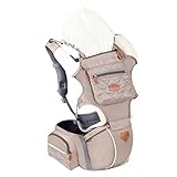 SkySea 通気性多機能 頑丈な抱っこ紐 乳児/幼児 抱っこひも 赤ちゃん ベビーキャリア おしゃれ カーキ