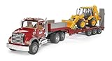 ブルーダー MACK トラック&JCB 4CXバックホーローダー BR02813