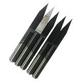(SHINA )TiAIN/TINコーティング彫刻ビット PCB彫刻用　CNCビッド　ルータツール3.175mm　30度　0.2mm (5)