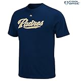 MLBメンズTeam Wordmark合成クールベースTシャツ( XL , San Diego Padres )