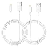 充電ケーブル YOWESH 急速 【MFi認証品/2本セット*1.5m】 USB-A to Lightning 最大2.4A 急速充電 usb ライトニング充電 超高耐久 充電器 iPhone 14 / 14 Plus / 14 Pro / 14 Pro Max / 13 / SE (第3世代) / iPad/AirPods/MacBookなど各種対応