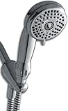 Waterpik Eco 563 Ecoflow 5-mode水節約携帯シャワー、クローム