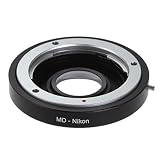 Foto4easy レンズマウントアダプター ミノルタMDマウントレンズからNikon AI Fマウントデジタル一眼レフカメラ用