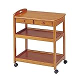 (エーハート)AHEART 引き出し付キッチンワゴン SI 64 ブラウン