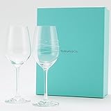 【名入れ対応可】ティファニー TIFFANY＆Co カデンツ ワイン グラス ワイングラス セット ペア 2点セット 185ml お祝い ギフト用 結婚祝い 贈り物 (名入れなし)