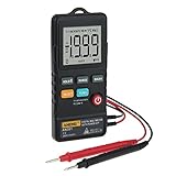 volflashy マルチメーター デジタル AC DC 電圧計 抵抗計 テスター 1999 カウント ミニ Ture RMS カード タイプ LED付け ANENG AN301