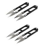 DealMux釣り糸クロスステッチ糸U字型の春シザーカッター4個