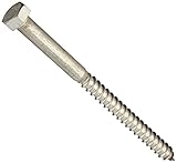 The Hillman Group 832076 3/8 x 5-Inch Stainless Steel Hex Lag Screw, 25-Pack [並行輸入品]