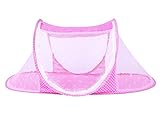 origin 底生地付き 蚊帳 子供 ホーム 屋外 キャンプ 旅行 ベビー用蚊帳 105×55cm（折り畳み）赤ちゃん用 蚊よけ 底からの害虫の侵入も防ぐ 簡単収納 折畳蚊帳 (ピンク) BBKAYA