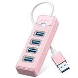 ORICO USB ハブ USB3.0 4ポート バスパワー 軽量 5Gbps高速転送 ノートPC対応 Mac OS Windows And