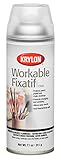 Krylon 1306 Workable Fixatif Spray Clear, 11-Ounce Aerosol [並行輸入品]