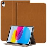 NANRUIL「対応している」Ipad 10世代/11世代(A16) ケース 10.9 インチ 2022/2025 機種(A3354/A3355/A2696/A2757) レザー タブレットカバーケース 保ほごカバー ほごスリーブ、オートスリープ/ウェイク.カーキ