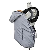 Babyhopper （ベビーホッパー） エルゴベビー用リバティAF パッカブル レインカバー/カペル（グレー）