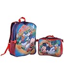Backpack - Disney - Mickey Mouse - & Friends w/ Lunch Bag (Large School Bag) [並行輸入品]